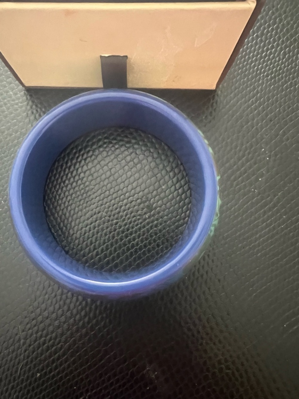 Louis Vuitton Multicolor Floral Resin Bangle - Blue Base - Picture 3 of 4